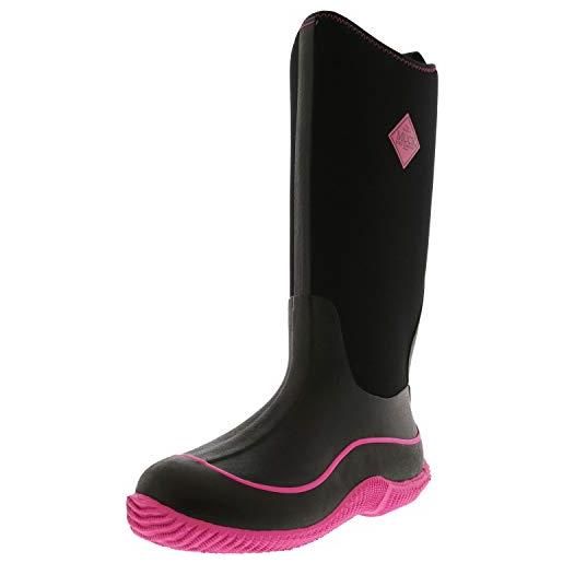 Muck Boots hale - botas para mujer, negro (negro/hot pink), 37