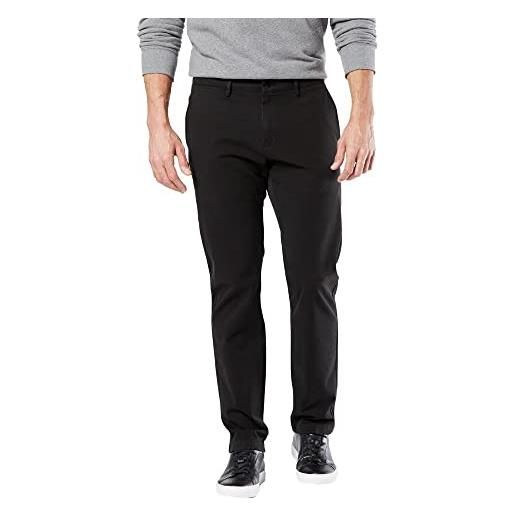 Dockers smart 360 flex chino slim, casual pants uomo, nero (black), 32w / 30l