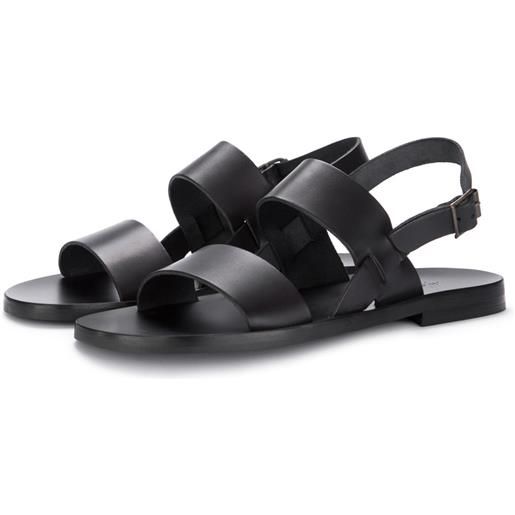 MANOVIA 52 | sandali cinturino pelle nero