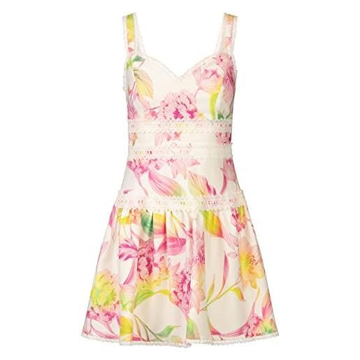 ApartFashion vestito dress, rosa-multicolore, 46 donna