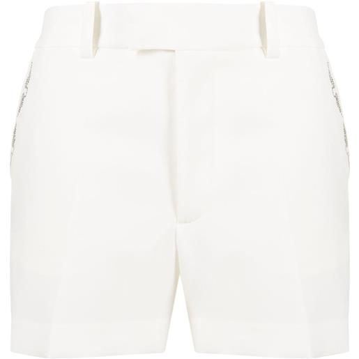 Zadig&Voltaire shorts con strass - bianco