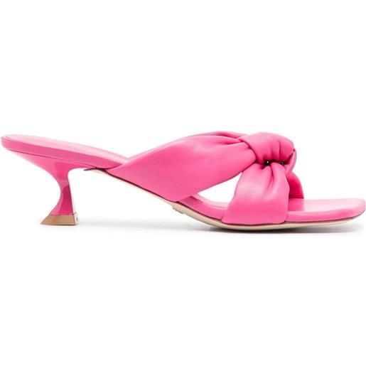 Stuart Weitzman sandali con punta quadrata - rosa