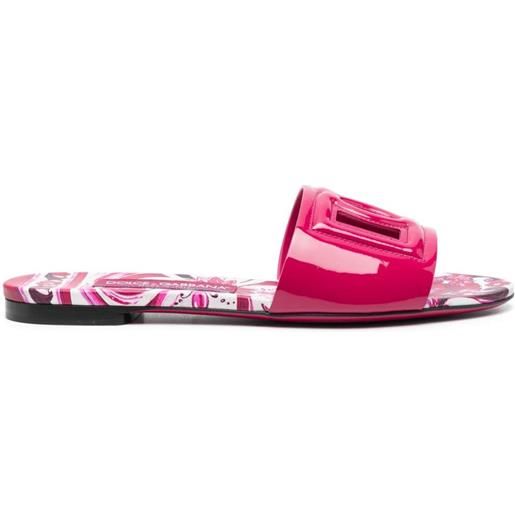 Dolce & Gabbana sandali slides dg - rosa