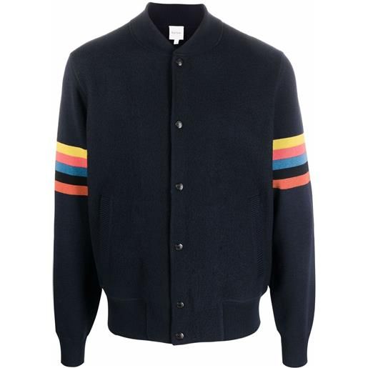 Paul Smith giacca-camicia a righe - blu