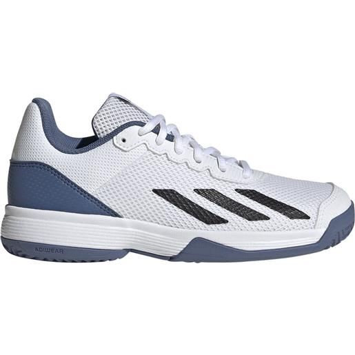 Adidas courtflash kids all court shoes bianco eu 33