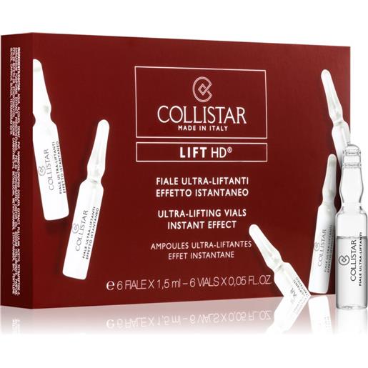 Collistar lift hd ultra-lifting vials instant effect 6 x 1.5 ml