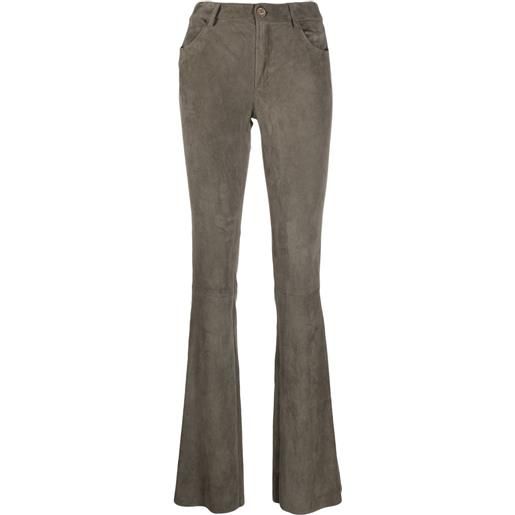 Drome pantaloni svasati - grigio