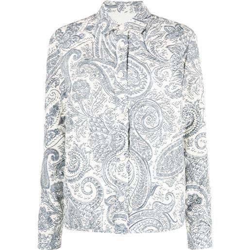 ETRO giacca con stampa paisley - bianco