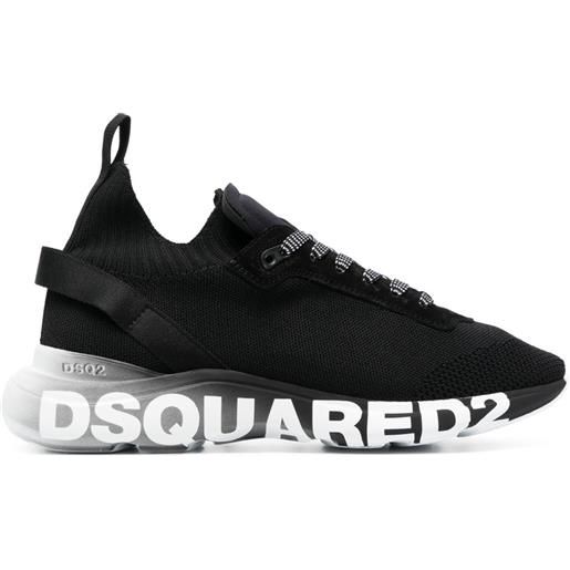 Dsquared2 sneakers con stampa - nero
