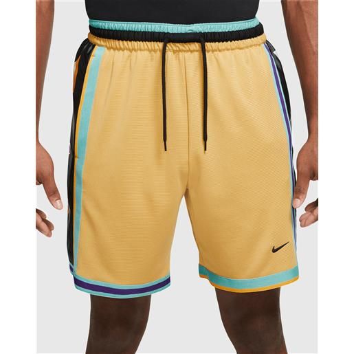 Nike shorts da basket 20 cm dri-fit dna grigio uomo