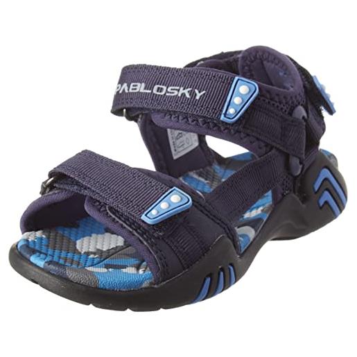 Pablosky 973520, sport sandal, blu navy, 31 eu