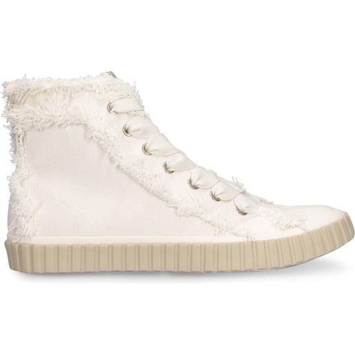 ZIMMERMANN sneakers high top in cotone