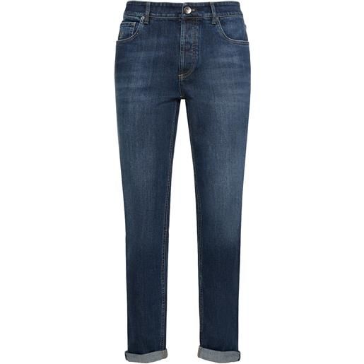 BRUNELLO CUCINELLI jeans in denim di cotone stonewashed