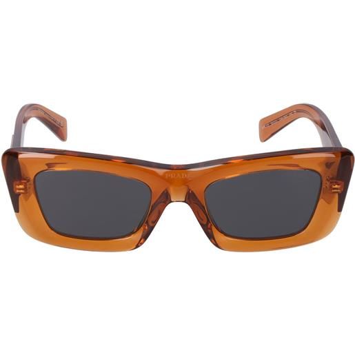 PRADA occhiali da sole cat-eye catwalk in acetato