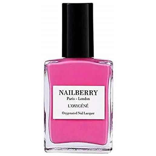 Nailberry l'oxygéné - smalto per unghie ossigenato | pink tulip, 15 ml, per una manicure più sana e un colore di lunga durata, 12 pezzi, vegano, halal, cruelty e senza glutine