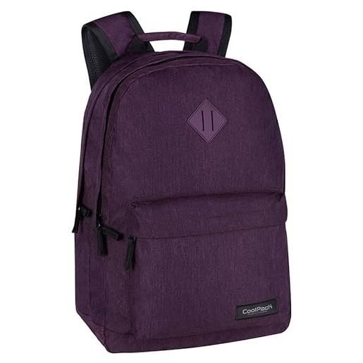 Coolpack e96025, zaino per la scuola scout snow plum, purple