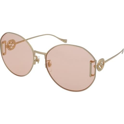 Gucci gg1206sa 004 | occhiali da sole graduati o non graduati | metallo | tondi | oro | adrialenti