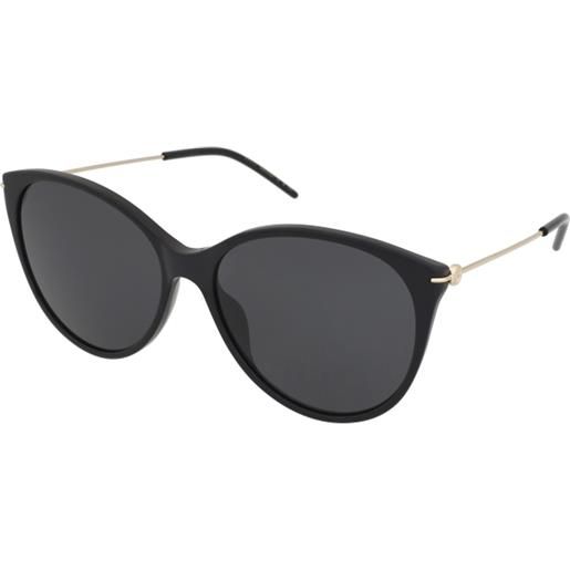 Gucci gg1268s 001 | occhiali da sole graduati o non graduati | prova online | plastica | cat eye | nero | adrialenti