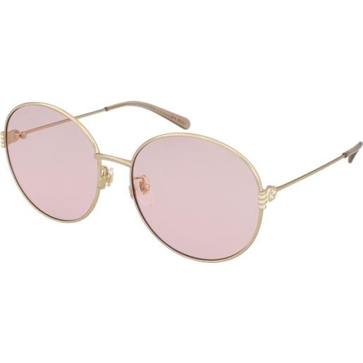 Gucci gg1281sk 004 | occhiali da sole graduati o non graduati | metallo | tondi | oro | adrialenti