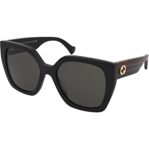 Gucci gg1300s 001 | occhiali da sole graduati o non graduati | prova online | plastica | farfalla | nero | adrialenti
