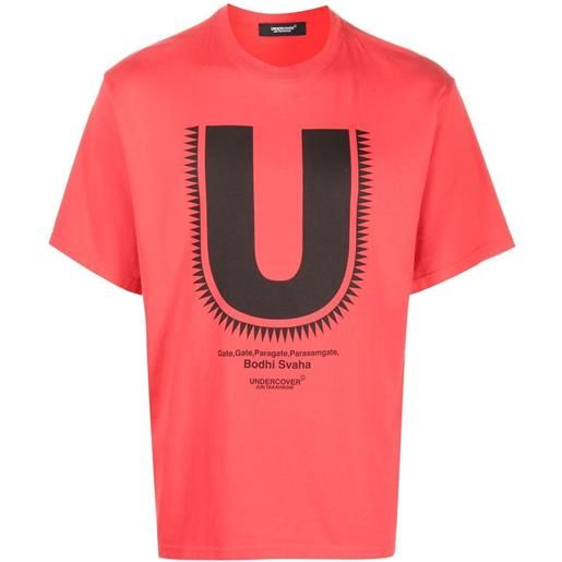 Undercover t-shirt con stampa - rosso