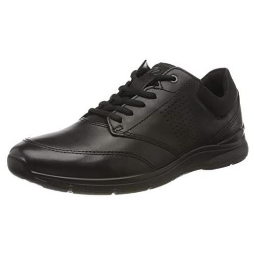 ECCO irving shoe, scarpe da ginnastica basse uomo, nero, 50 eu