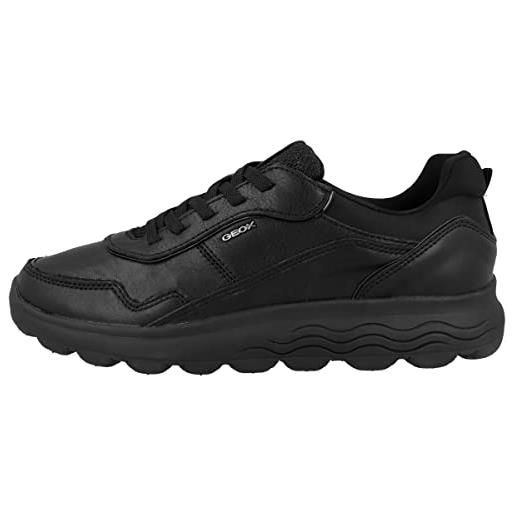 Geox d spherica d, sneakers donna, nero (black), 37 eu