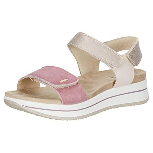 Igi&co donna sindy, sandali con zeppa, rosa ant/champa, 36 eu