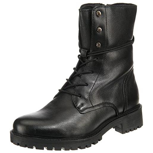 Geox d hoara e, stivaletti donna, nero, 38 eu