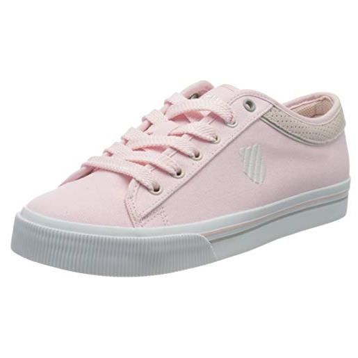 K-Swiss bridgeport ii, scarpe da ginnastica donna, rosa (perla/grigio gabbiano/bianco 657), 35.5 eu