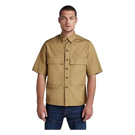 G-STAR RAW men's pocketony service regular shirt, multicolore (nitro/white d21083-d123-d142), s