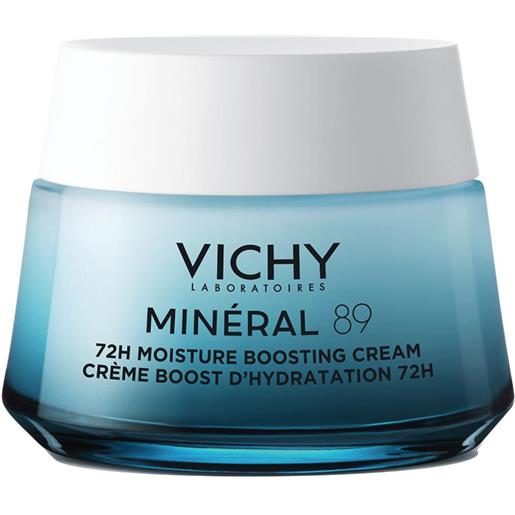 VICHY (L'Oreal Italia SpA) vichy mineral 89 crema idratante 72h leggera 50ml - crema viso con minerali vichy idratazione prolungata