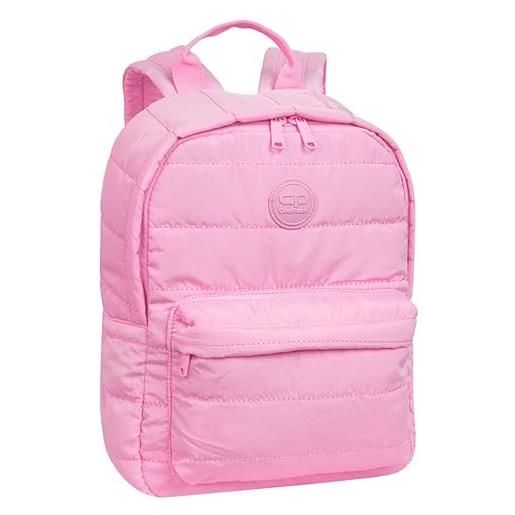Coolpack f090647, zaino per la scuola abby pastel/powder pink, pink
