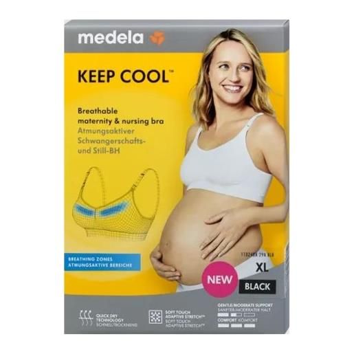 MEDELA ITALIA Srl reggiseno traspirante gravidanza e allattamento keep cool™ medela 1 pezzo