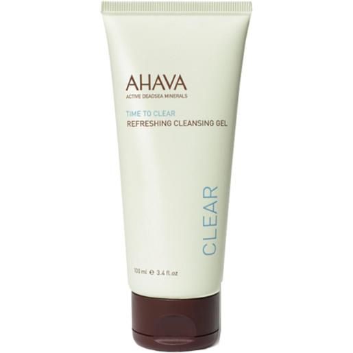 AHAVA Srl ahava - time to clear refreshing cleans gel 100ml: gel delicato senza sapone per una pulizia efficiente