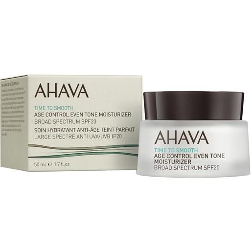 AHAVA Srl ahava - time to smooth crema viso idratante spf20 50ml