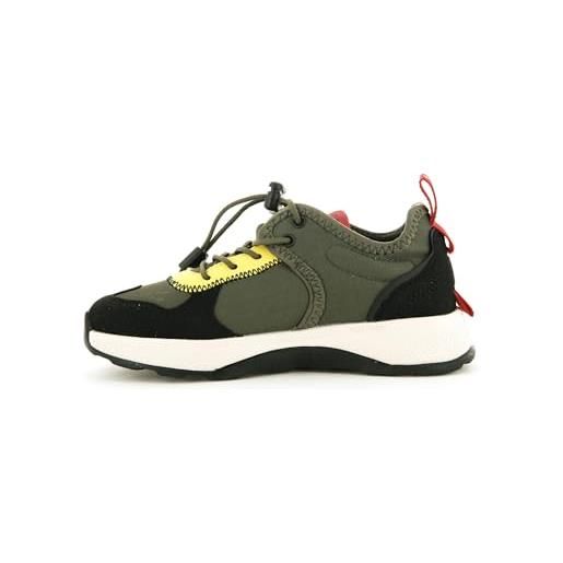 Palladium ax-eon troop supply, scarpe da ginnastica unisex - bambini e ragazzi, verde (scuro), 31 eu