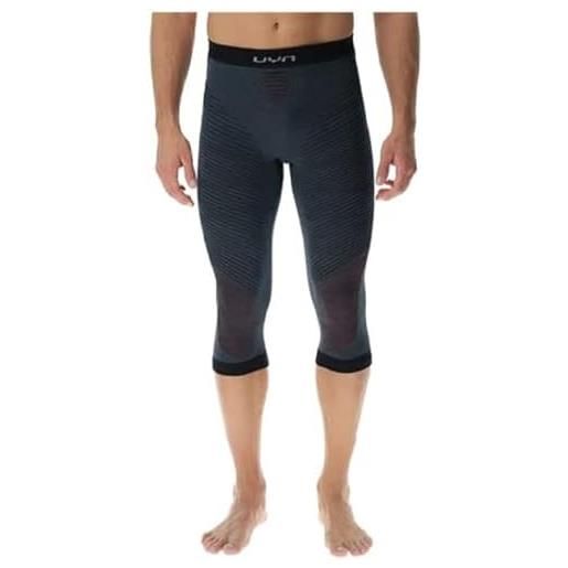 Uyn fusyon underwear, maglia intima termica uomo, nero (black/anthracite/anthracite), l/xl