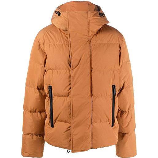 Dsquared2 hooded puffer jacket - arancione