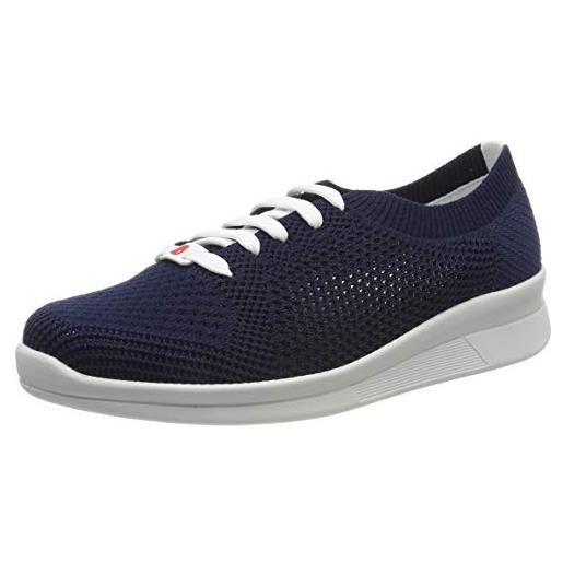 Berkemann eila, scarpe da ginnastica donna, weiß blau, 37.5 eu