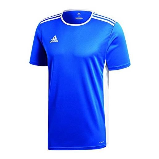 Adidas entrada 18, maglietta uomo, blu (bold blue/white), xs