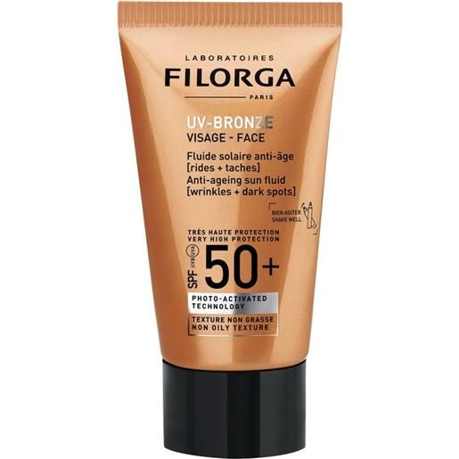 Filorga uv-bronze face anti-ageing sun fluid spf50+ 40 ml