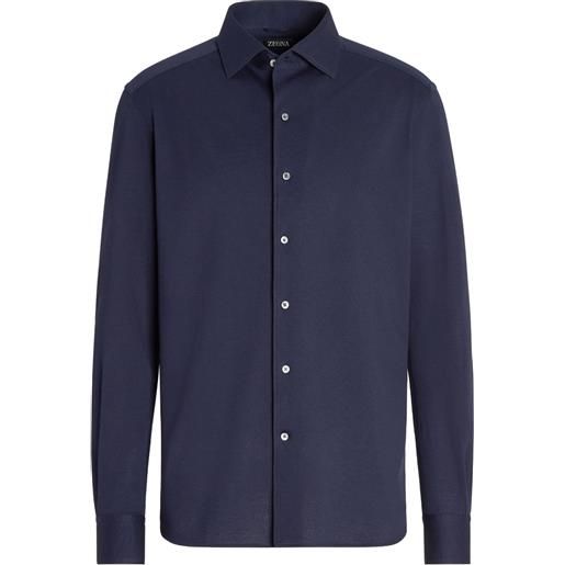 Zegna camicia - blu