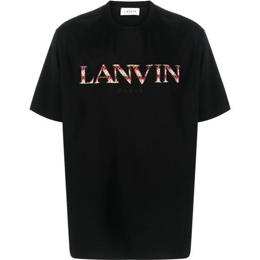 Lanvin t-shirt con ricamo - nero
