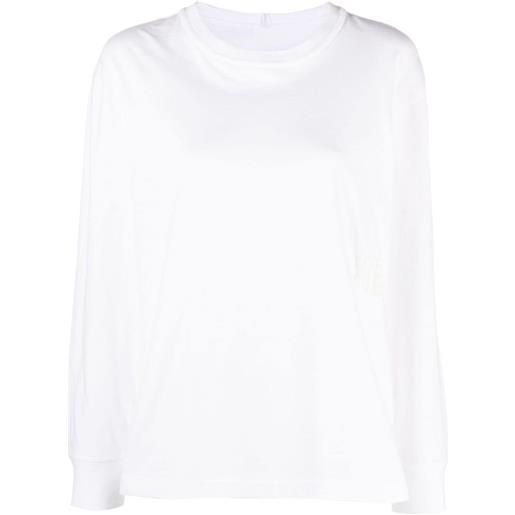 Alexander Wang t-shirt con applicazione logo - bianco