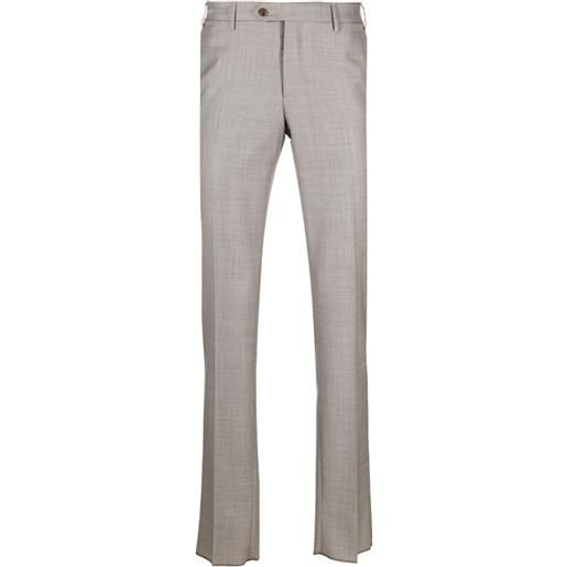 Corneliani pantaloni sartoriali slim - grigio