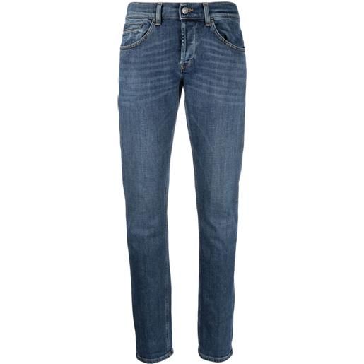 DONDUP jeans slim a vita bassa - blu