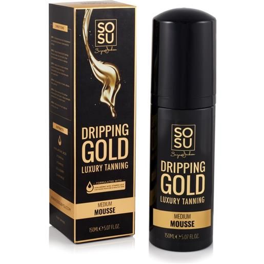 Dripping Gold schiuma autoabbronzante medium Dripping Gold luxury (mousse) 150 ml
