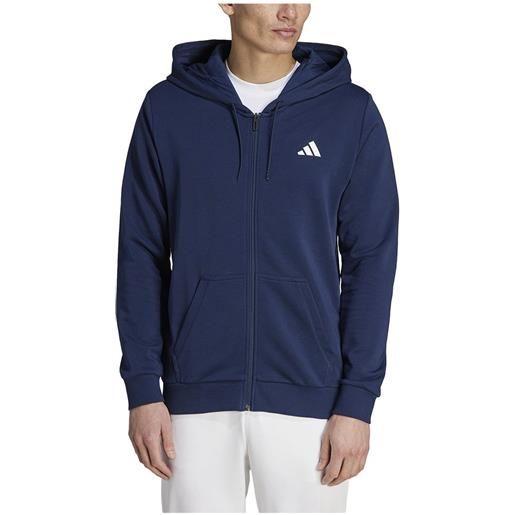 Adidas club teamwear hoodie blu s uomo