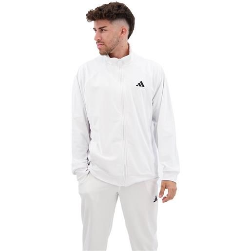 Adidas velour pro jacket bianco s uomo